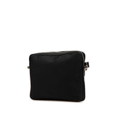 Leather Trimmed Nylon Laptop Bag